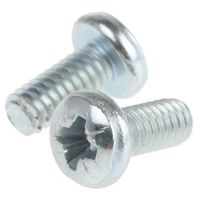 アールエスコンポーネンツ RS PRO なべ形 小ねじ 鉄 274-5222 1袋(100個)（直送品）