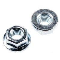 アールエスコンポーネンツ 六角フランジナット RS PRO M12 鉄， フランジ径 26mm 275-507 1袋(50個)（直送品）