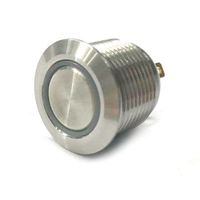 アールエスコンポーネンツ RS PRO 押しボタンスイッチ， モーメンタリ， パネルマウント， 単極単投(SPST) 175-9464 1個（直送品）