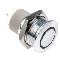 アールエスコンポーネンツ RS PRO 押しボタンスイッチ， ラッチ， パネルマウント， 単極単投(SPST) 175-9466 1個（直送品）