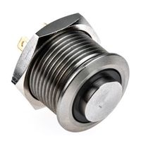 アールエスコンポーネンツ RS PRO 押しボタンスイッチ， モーメンタリ， パネルマウント， 単極単投(SPST) 175-9489 1個（直送品）