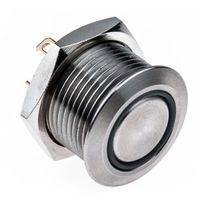 アールエスコンポーネンツ RS PRO 押しボタンスイッチ， モーメンタリ， パネルマウント， 単極単投(SPST) 175-9507 1個（直送品）