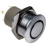 アールエスコンポーネンツ RS PRO 押しボタンスイッチ， ラッチ， パネルマウント， 単極単投(SPST) 175-9510 1個（直送品）