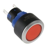 アールエスコンポーネンツ RS PRO 押しボタンスイッチ， モーメンタリ， パネルマウント， 単極双投(SPDT) 175-8965 1個（直送品）