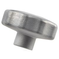 アールエスコンポーネンツ つまみノブ RS PRO マルチローブ， M10 直径:50mm シルバー 478-967 1個（直送品）