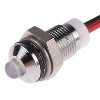 アールエスコンポーネンツ RS PRO 表示灯， 2V dc， 白， 実装ホールサイズ:6mm 722-7681 1個（直送品）