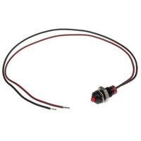 アールエスコンポーネンツ RS PRO 表示灯， 2V dc， 赤， 実装ホールサイズ:6mm 722-7704 1個（直送品）