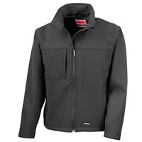 アールエスコンポーネンツ ソフトシェルジャケット RS PRO メンズ XXL 黒 防水 136-9982 1個（直送品）