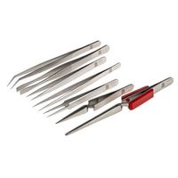 アールエスコンポーネンツ RS PRO ピンセットセット， ステンレス鋼 136-9881 1キット（直送品）