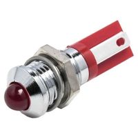 アールエスコンポーネンツ RS PRO 表示灯， 2V dc， 赤， 実装ホールサイズ:8mm 209-816 1個（直送品）