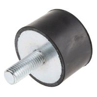 アールエスコンポーネンツ RS PRO 防振マウント，高さ:25mm オネジ専用 162-3248 1個（直送品）