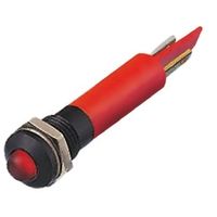 アールエスコンポーネンツ RS PRO 表示灯， 24V ac， 赤， 実装ホールサイズ:8mm 208-352 1個（直送品）