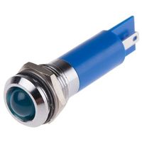 アールエスコンポーネンツ RS PRO 表示灯， 青， 実装ホールサイズ:12mm 208-734 1個（直送品）