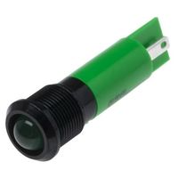 アールエスコンポーネンツ RS PRO 表示灯， 緑， 実装ホールサイズ:12mm 209-068 1個（直送品）