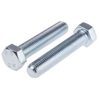 アールエスコンポーネンツ 六角ボルト RS PRO M16 x 80mm 鉄 276-314 1袋(10個)（直送品）