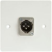 アールエスコンポーネンツ フェイスプレート シングルギャング 1極 オス RS PRO 665-9639 1個（直送品）