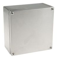 RS PRO ターミナルボックス， ステンレス鋼， 未塗装， 150 x 80 150mm IP66 749-1860 1個（直送品）