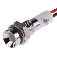 アールエスコンポーネンツ RS PRO 表示灯， 24V dc， 緑、赤， 実装ホールサイズ:6mm 722-7776 1個（直送品）
