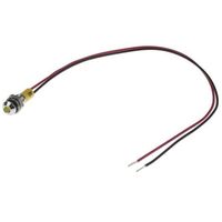 アールエスコンポーネンツ RS PRO 表示灯， 24V dc， 黄， 実装ホールサイズ:6mm 722-7805 1個（直送品）