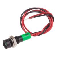 アールエスコンポーネンツ RS PRO 表示灯， 24V dc， 緑， 実装ホールサイズ:6mm 722-7845 1個（直送品）