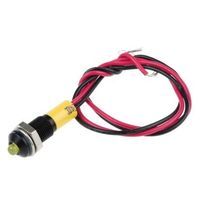 アールエスコンポーネンツ RS PRO 表示灯， 24V dc， 黄， 実装ホールサイズ:6mm 722-7883 1個（直送品）