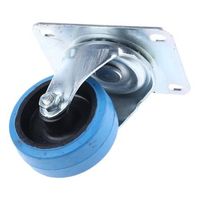 アールエスコンポーネンツ キャスター RS PRO タイヤ材 ゴム， 取付けプレートサイズ 105 x 80mm 687-310 1個（直送品）