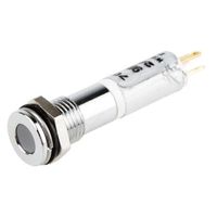 アールエスコンポーネンツ RS PRO 表示灯， 24V dc， 実装ホールサイズ:8mm 700-1716 1個（直送品）