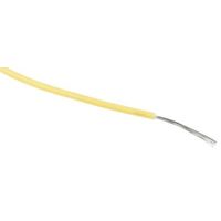 アールエスコンポーネンツ RS PRO 黄 100m 28 AWG 872-4448 1リール(1巻)（直送品）