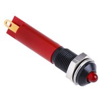 アールエスコンポーネンツ RS PRO 表示灯， 24V dc， 赤， 実装ホールサイズ:6mm 210-327 1個（直送品）