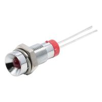 アールエスコンポーネンツ RS PRO 表示灯， 2V dc， 赤， 実装ホールサイズ:6mm 211-780 1個（直送品）