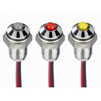 RS PRO パネルLED， 21.6 → 26.4V dc， 緑、赤， 実装ホールサイズ:6mm 171-3769 1個（直送品）