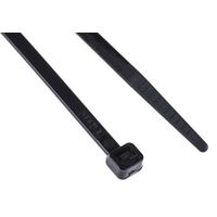 アールエスコンポーネンツ RS PRO 結束バンド， 203mm x 4.6 mm， 黒， ナイロン 66 233-471 1袋(100個)（直送品）