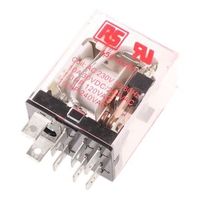 アールエスコンポーネンツ RS PRO リレー 230V ac， 2c接点 プラグイン タイプ 450-0380 1個（直送品）