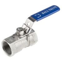 アールエスコンポーネンツ 高圧ボール弁 RS PRO ステンレス鋼 499-2818 1個（直送品）