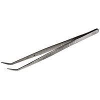 アールエスコンポーネンツ RS PRO ピンセット， ステンレス鋼， 細型、刻み歯付き、ベント 545-187 1個（直送品）