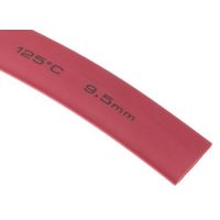 アールエスコンポーネンツ RS PRO 熱収縮チューブ， 収縮前 9.5mm， 収縮後 4.8mm， 赤 700-4680 1リール(6m)（直送品）