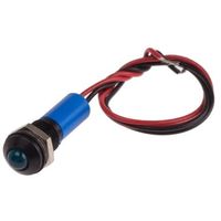 アールエスコンポーネンツ RS PRO 表示灯， 220V ac， 青， 実装ホールサイズ:8mm 723-9696 1個（直送品）