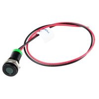 アールエスコンポーネンツ RS PRO 表示灯， 2V dc， 緑， 実装ホールサイズ:8mm 700-1962 1個（直送品）