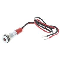 アールエスコンポーネンツ RS PRO 表示灯， 24V dc， 赤， 実装ホールサイズ:6mm 700-1823 1個（直送品）