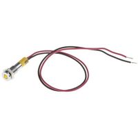 アールエスコンポーネンツ RS PRO 表示灯， 24V dc， 黄， 実装ホールサイズ:6mm 700-1836 1個（直送品）