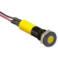 アールエスコンポーネンツ RS PRO 表示灯， 2V dc， 黄， 実装ホールサイズ:6mm 700-1849 1個（直送品）