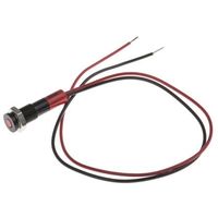 アールエスコンポーネンツ RS PRO 表示灯， 24V dc， 赤， 実装ホールサイズ:6mm 700-1873 1個（直送品）