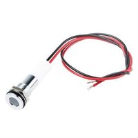 アールエスコンポーネンツ RS PRO 表示灯， 24V dc， 白， 実装ホールサイズ:8mm 700-1934 1個（直送品）