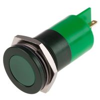 アールエスコンポーネンツ RS PRO 表示灯， 緑， 実装ホールサイズ:22mm 898-7716 1個（直送品）