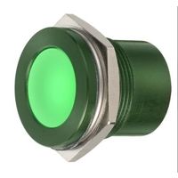 アールエスコンポーネンツ RS PRO 表示灯， 28V， 緑， 実装ホールサイズ:22mm 898-7725 1個（直送品）