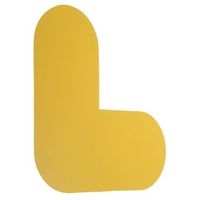 アールエスコンポーネンツ RS PRO 危険警告ラベル PVC 黄 フロアサイン 873-5912 1袋(10個)（直送品）