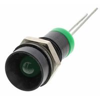 アールエスコンポーネンツ RS PRO 表示灯， 2V dc， 緑， 実装ホールサイズ:8mm 212-121 1個（直送品）