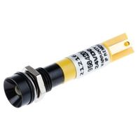 アールエスコンポーネンツ RS PRO 表示灯， 24V dc， 黄， 実装ホールサイズ:8mm 212-165 1個（直送品）
