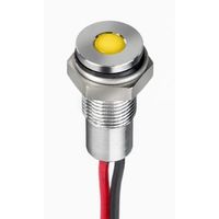 RS PRO パネルLED， 21.6 → 26.4V dc， 黄， 実装ホールサイズ:6mm 171-3788 1個（直送品）