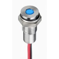 RS PRO パネルLED， 21.6 → 26.4V dc， 青， 実装ホールサイズ:6mm 171-3789 1個（直送品）